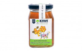 Kiwi Kisan Window Raw Multi-Flora Himalayan Honey   Glass Jar  250 grams